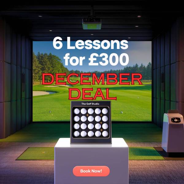 6 Golf lessons for £300 at The Golf Studio Sunderland xmas deal
